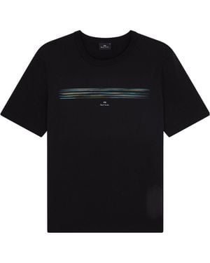 Paul Smith Striped Tshirt - Black