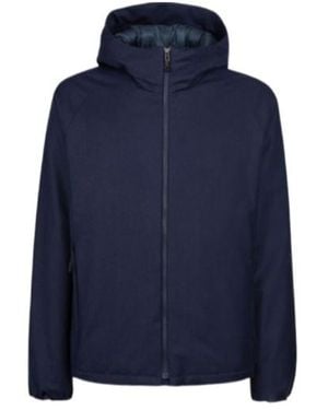 Sease Logo-Print Jacket - Blue