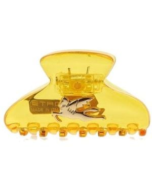 Etro Logo Hairpin - Yellow