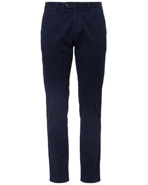Pt Pantaloni Casual Pants With Belt Loops - Blue