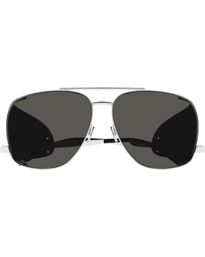 Saint Laurent Logo Sunglasses - Black