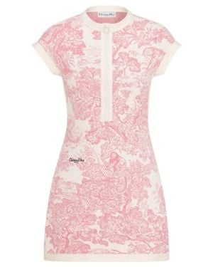 Dior Iviera Short Flared Dress - Pink