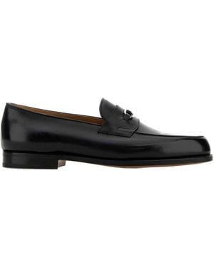 John Lobb Lopez Ring Slip-On Loafers - Black