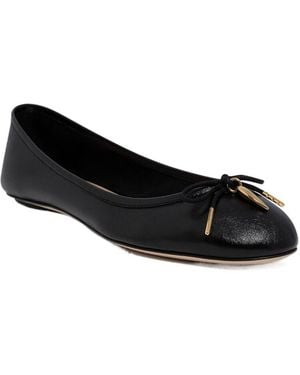 Chloé Round-Toe Flat Shoes - Black