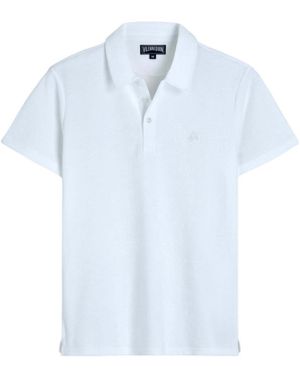 Vilebrequin Embroidered Turtle Piqué Polo Shirt - Blue