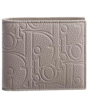 Dior Wallet With Coin Pocket - Grey