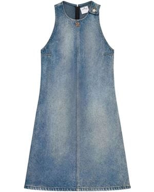 Courreges Courrèges Heritage Sleeveless Denim Dress - Blue