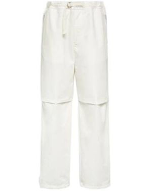 Jil Sander Cotton Pants - White