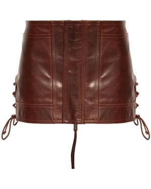 DSquared² Short Mini Skirt - Brown