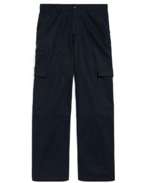 Balenciaga Straight-Leg Cargo Pants - Blue