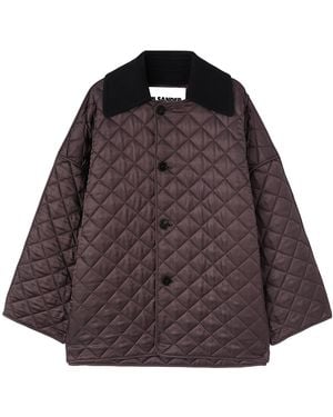 Jil Sander Quilted Down Jacket - Brown