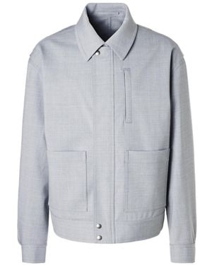Dries Van Noten Long-Sleeved Casual Jacket - Gray