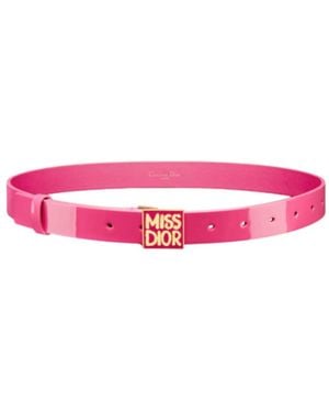Dior Miss Graffiti Belt - Pink