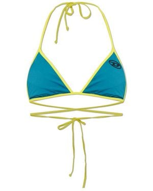 DIESEL Trisha-D-Pop Halterneck Bikini Top - Blue