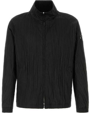 Tatras Leros Crinkled Zip Jacket - Black