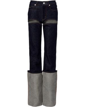 Jean Paul Gaultier Straight-Leg Jeans - Blue