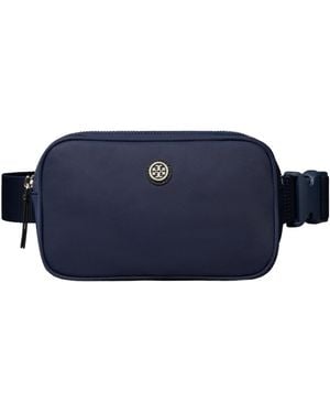 Tory Burch Logo Plaque Virginia Belt Bag - Blue