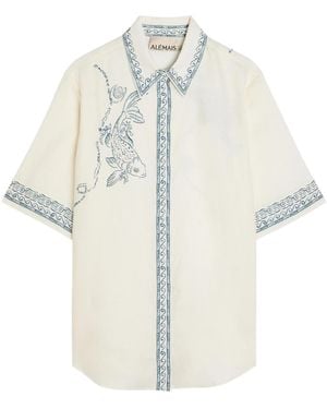 ALÉMAIS Short-Sleeved Shirt - White