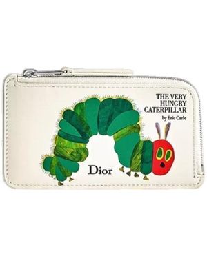 Dior Cosmos Zipped Card Holder - Green