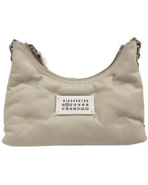 Maison Margiela Glam Slam Zipped Micro Shoulder Bag - Natural