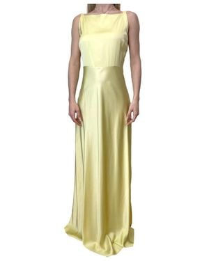 Liu Jo Long Satin Dress - Metallic