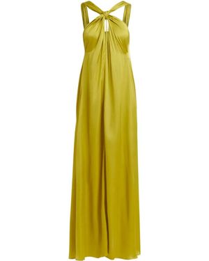 Essentiel Antwerp Jaycee Halterneck Maxi Dress - Yellow