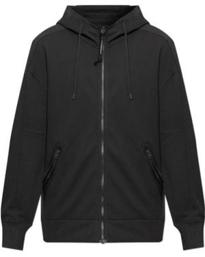 C.P. Company Goggle Zip-Up Hoodie - Black