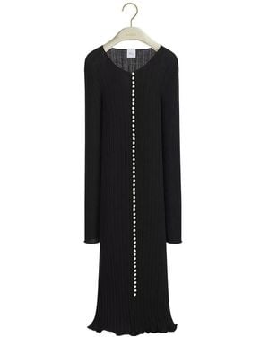 Dior Mid-Length Fitted Dress - Black