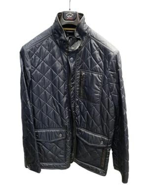 Paul & Shark High-Necked Quilted Padded Jacket - Grey