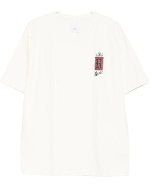 Rhude Fumar 91 Logo T-Shirt - White