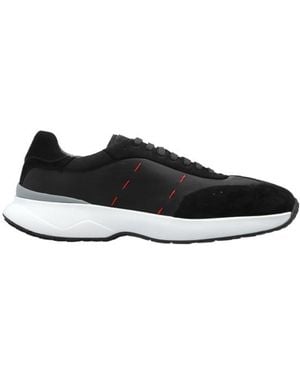 Kiton Lace-Up Sneakers - Black