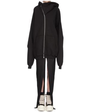 Rick Owens Megamountain Hun Hoodie - Black