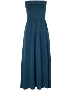 Eres Strapless Stretch-Jersey Maxi Dress - Blue