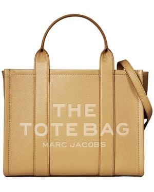 Marc Jacobs Medium Leather Tote Bag - Metallic