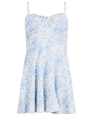 LoveShackFancy Spaghetti Strap Dress - Blue