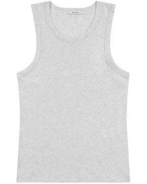 Entire studios Ribbed Tank Top - White