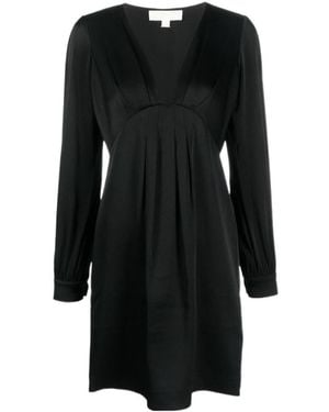 Michael Kors Satin-Weave Minidress - Black