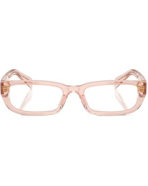 Prada Eyewear Rectangular Frame Glasses - Multicolour