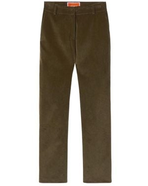 La DoubleJ 24/7 Velvet Flared Pants - Green