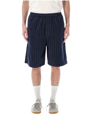 Stussy Elastic Waist Shorts - Blue