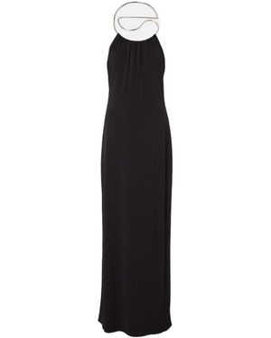 Coperni Emblem Necklace Decoration For Neck-Hugging Dress Skirt - Black