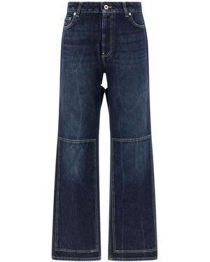 Jean Paul Gaultier Denim Pants With Belt Loops - Blue