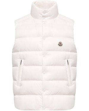 Moncler Tibb Down Vest - White