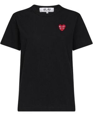 COMME DES GARÇONS PLAY Crew Neck T-Shirt - Black