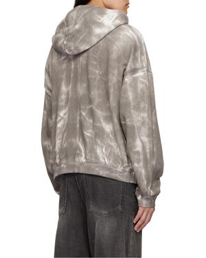 we11done Long-Sleeved Hooded Sweatshirt - Grey