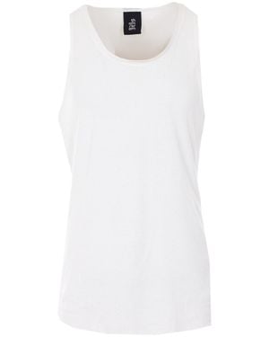 Thom Krom Sleeveless Crewneck Vest - White