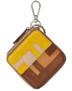 Fendi Ff Pendant - Metallic
