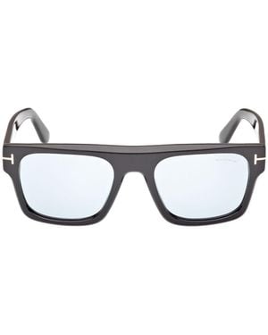 Tom Ford Eyewear Square Frame Sunglasses - White