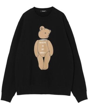 Undercover Teddy Graphic Sweatshirt - Black