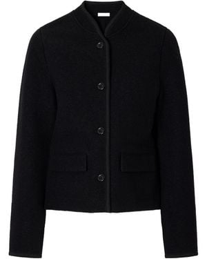 Rier Felted Wool-Fleece Jacket - Black